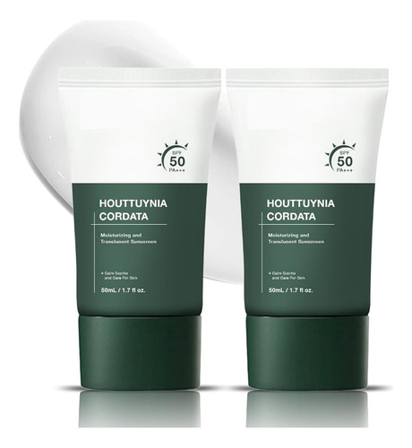 Daily Moisturizing Sunscreen | Spf50+ Clear, No Whitening,2