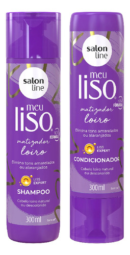 Salon Line Meu Liso Matizador Shampoo + Condicionador