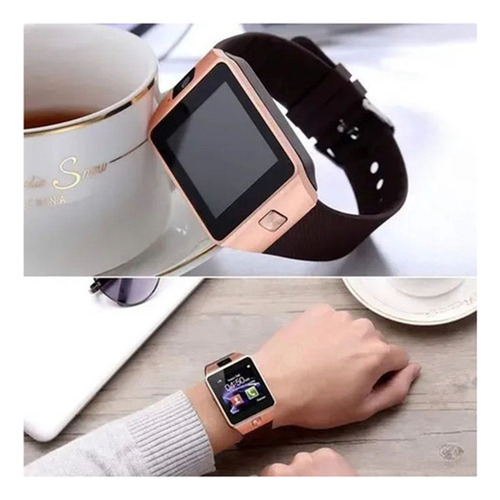 A Reloj Inteligente Dz09 Con Tarjeta Sim/cámara For Y