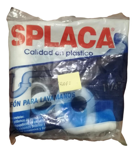 Sifón Para Lavamanos 1 1/4puLG Marca Splaca