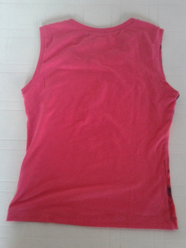 Remera Musculosa Top Kosiuko Batic Fuxia Elastizada T. M