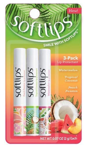 Softlips Labio Tropical Clsico (paquete De 2)