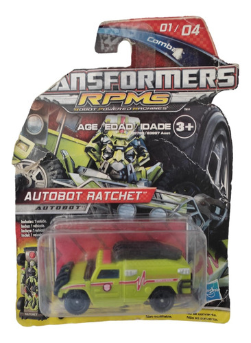 Vehiculo Ratchet Transformers Rpms Hasbro