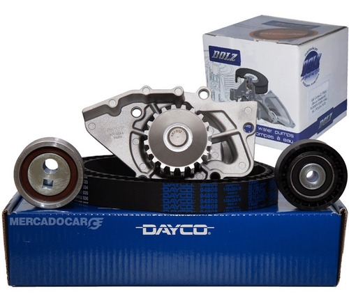 Kit Distribucion Dayco + Bomba Dolz Peugeot 206 1.9d 2010