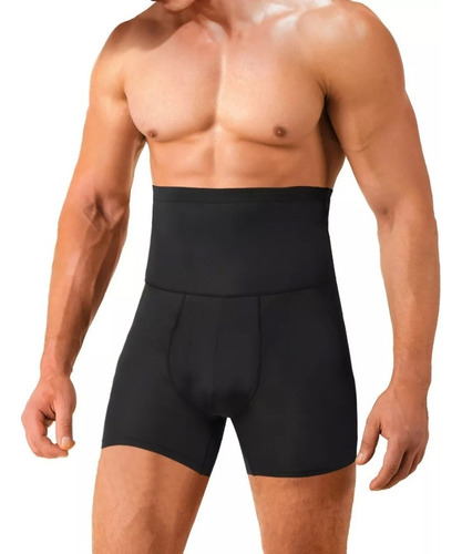 Shorts De Compressão Masculino Cintura Alta Slim