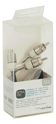Cabo Rca Audison Connection Stm 030 0,3mts 30cm