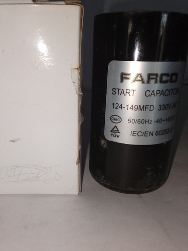 Capacitor De Arranque 124-149 Mfd 330v