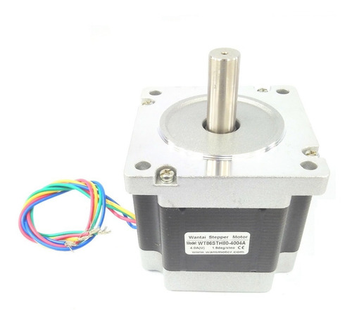 Imagem 2 de 10 de Kit Com 2 Motor De Passo Nema 34 42kgf.cm 4.0 Amper 4 Fios
