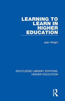 Libro Learning To Learn In Higher Education - Wright, Jean