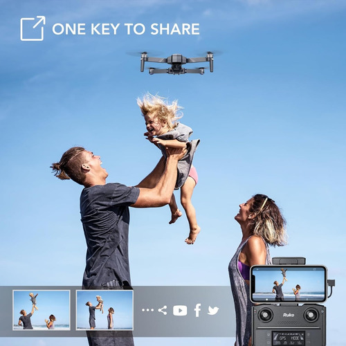 Dron Ruko F11gim2 Con Cámara 4k Para Adultos
