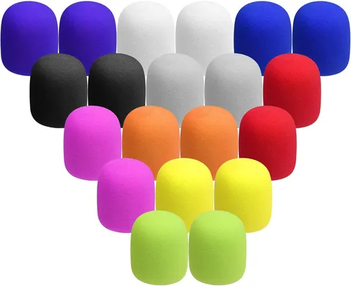 comprar 20 Fundas De Espuma Para Micrófono, Gruesas, Portátiles, Mic