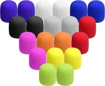 Comprar 20 Fundas De Espuma Para Micrófono, Gruesas, Portátiles, Mic