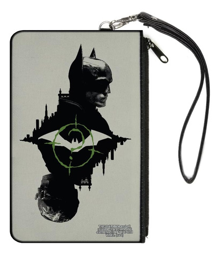 Cartera Con Hebilla De Dc Comics, Bolso De Mano Con Cremalle