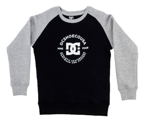 Dc Buzo Lifestyle Hombre Star Pilot Neg-gris Ras