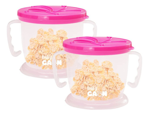 Recipiente De Snacks Para Bebés Pack De Vasos Antiderrames