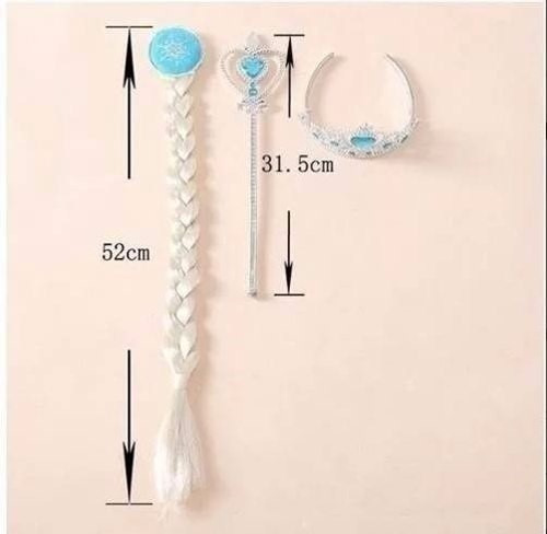 Kit Acessórios Fronzer Elza Cor Azul-turquesa Frozen