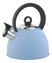 Comprar Caldera De Acero Inoxidable Con Silbato Selecta 2 Litros Color Celeste