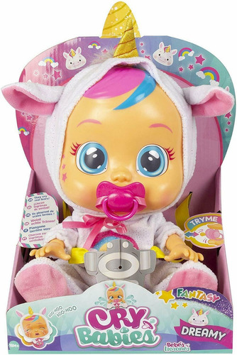 Imagen 5 de 8 de Cry Babies Unicornio Bebe Lloron Original Muñeca Llorona