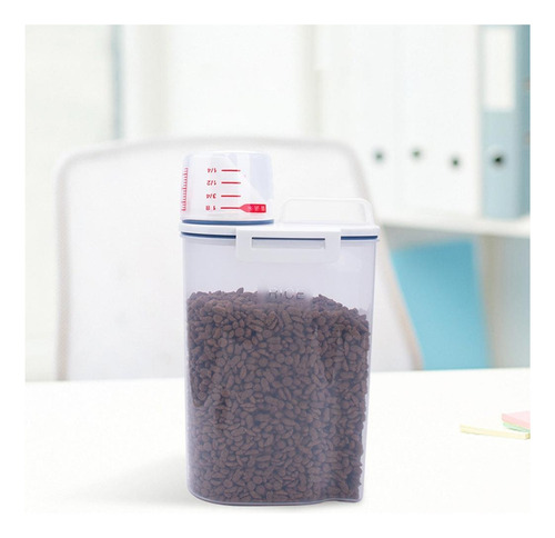 Recipiente De Almacenamiento De Comida Para Gatos Y Mascotas