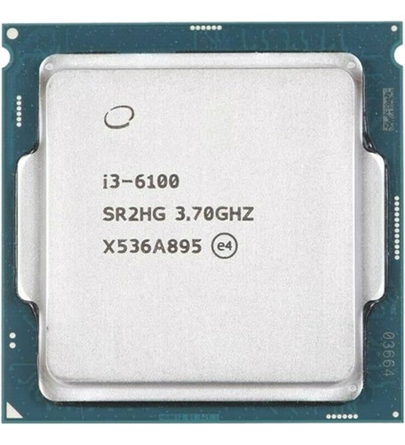 Procesador Intel Core I3 6100 3.70ghz