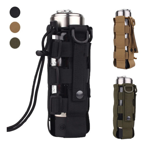 Funda Táctica Molle Para Botellas De Agua Ajustable Milita