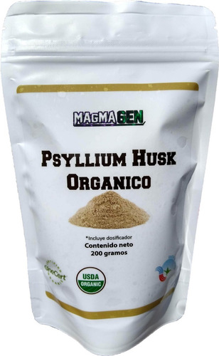Psyllium Husk Organico 200 Gramos