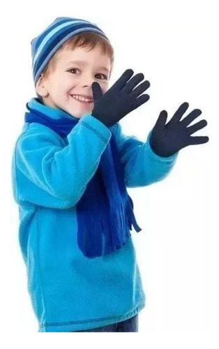 Guante  Gloves Kids De Lana Polar Para Niños