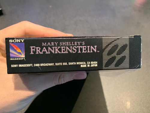 Mary Shelley's Frankenstein Nintendo Snes (Usado)