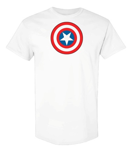 Camiseta Oct32 De Super Heroes Capitan America