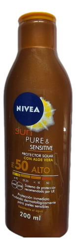 Nivea Sun Pure & Sensitive Bronceador Con Aloe Vera