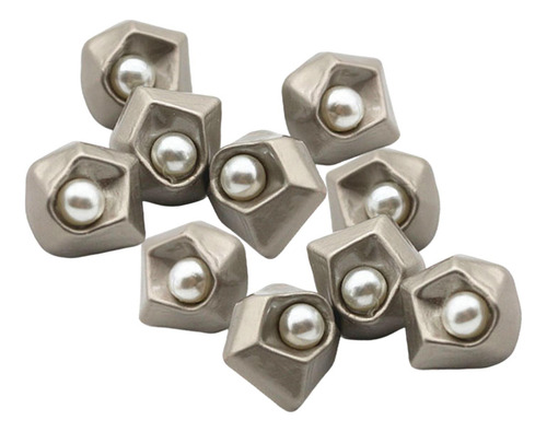 2 X 2x10 Uds Botones De Perlas Sujetadores De 2 Piezas