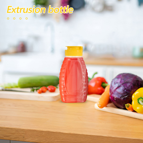 Botellas Pequeñas Exprimibles Para Miel, 2 Unidades