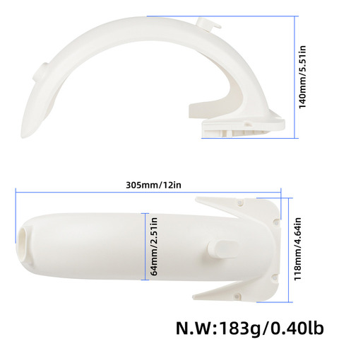 Luz Trasera Para Scooter Con Kit Guardabarros, Scooter Tr