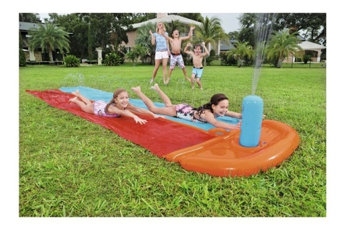 Pista Inflable De Agua Doble Bestway By Creciendo