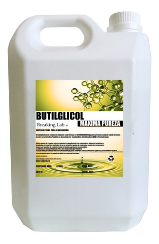 Butilglicol X 5 Litros Máxima Pureza 99.6% Desengrasante 