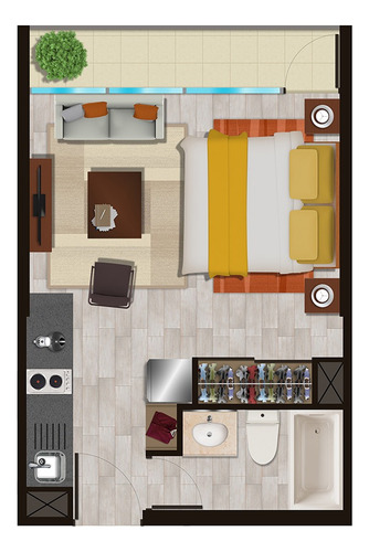 Vendo Departamento Especial Inversionista Arrendado Stago