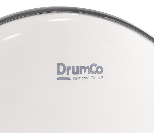 Parche Para Batería Reinforce Clear 2 De 14 Dr-14rc2 Drumco Color Blanco