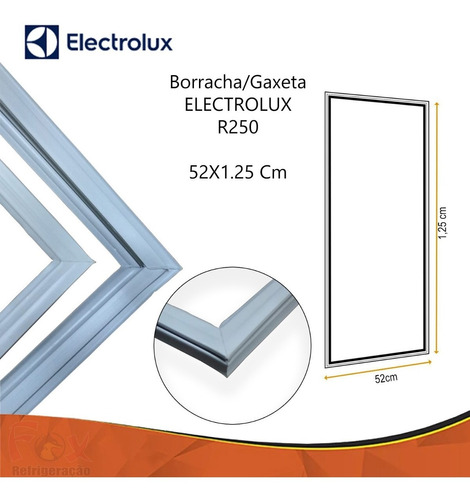 Borracha /gaxeta Electrolux R250