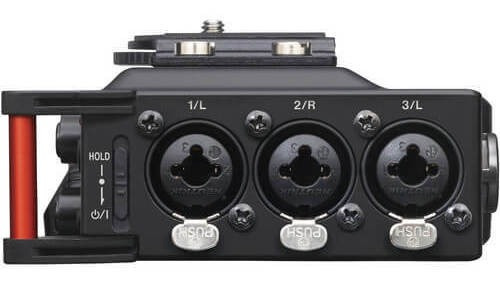 Gravador Digital Tascam Dr-70d Multi-track Com Mic Integrado Cor Preto Voltagem 110v/220v