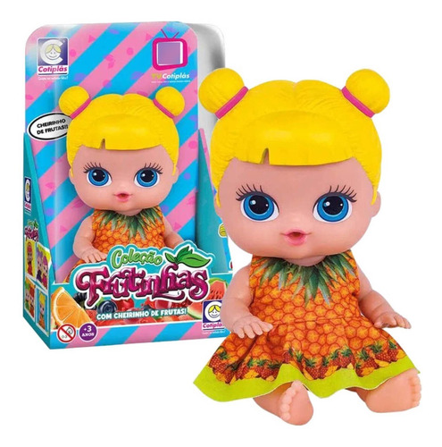 Boneca Frutinha Coleção Bebê Cheirinho De Frutas Infantil