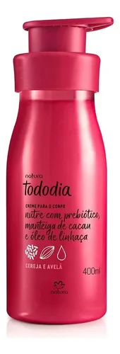 Natura Tododia Cereja Avelã Creme Hidratante Corporal 400ml