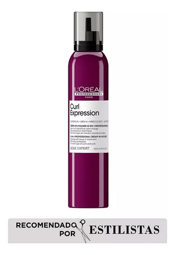 Shampoo 500ml + Mousse Para Crespos Loreal Curl Expression