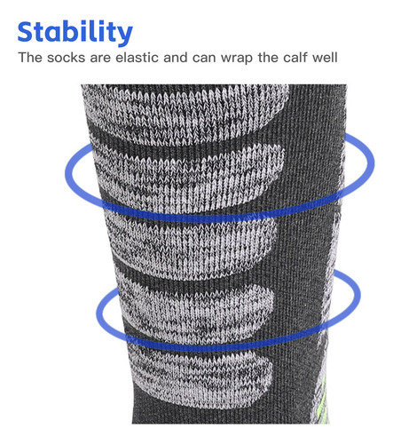 Calcetines Largos Para Senderismo, Esquí De Invierno, Calcet