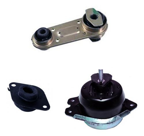 Kit X3 Soporte Pata Motor Renault Laguna 2 F9q 1.9 Dci