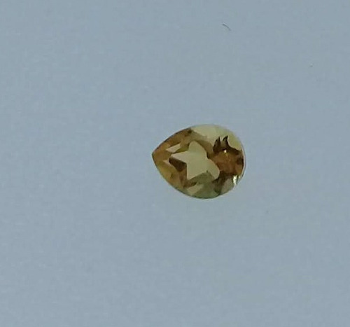 Citrino 0.180 Cts Gota 3x2 Mm Pedra Preciosa A