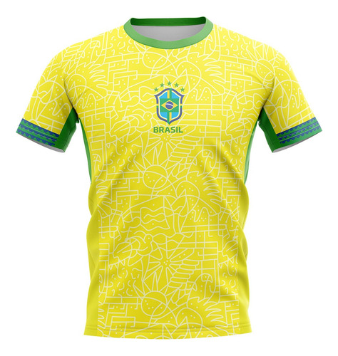Camiseta Masculina Copa Do Mundo, Camiseta Seleção Mod. 5