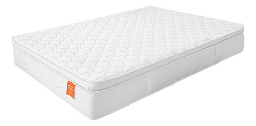 Colchón En Espuma Y Con Pillow Top Classic Confort 140*190 Color Blanco