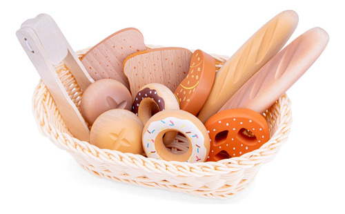 New Classic Toys Traditional Bread Basket - Pretend Play To.