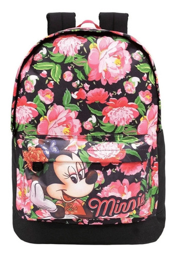 Mochila Minnie Feminina Fashion Moderna Reforçada Estampada 