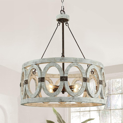 Knwzvc Vintage French Country Chandelier Farmhouse Para Come